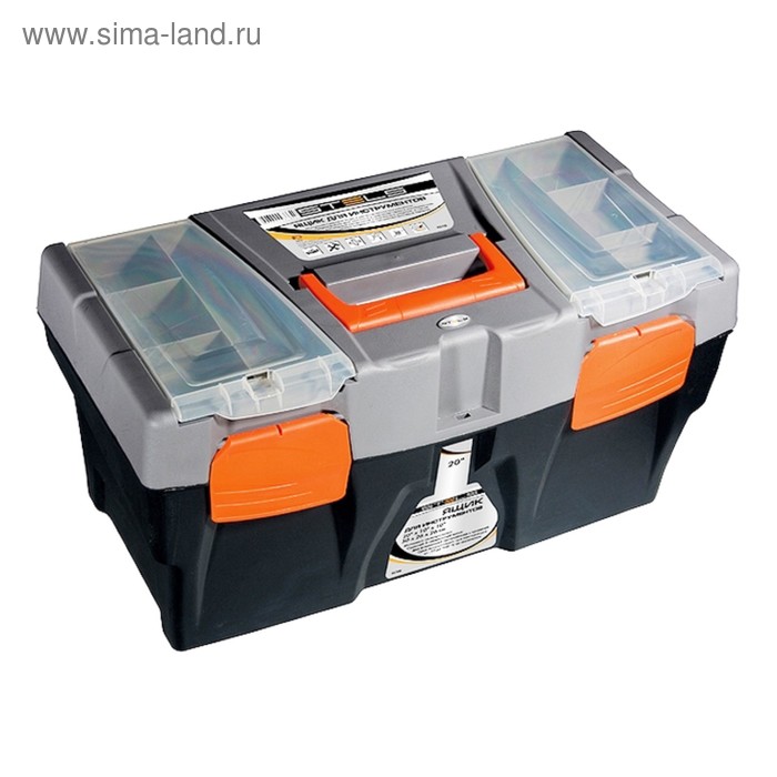 Ящик для инструмента STELS, 590 × 300 × 300 мм, 24, пластик