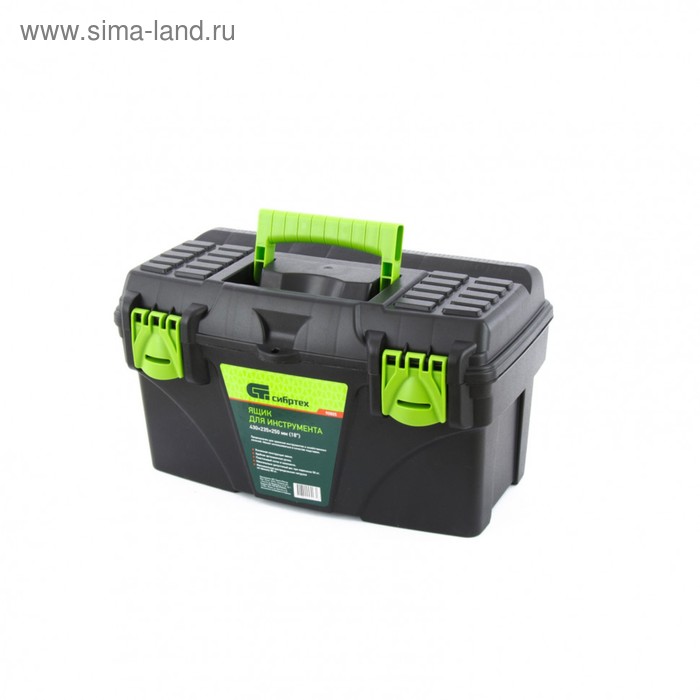 Ящик для инструмента СИБРТЕХ, 430 × 235 × 250 мм, 18, пластик ящик сибртех 90806 для инструмента 290х530х275мм пластик