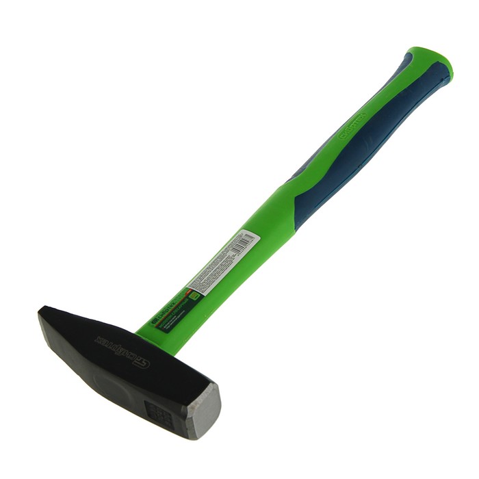 Молоток "СИБРТЕХ", 600 г, слесарный, фибергласовая обрезин. рукоятка