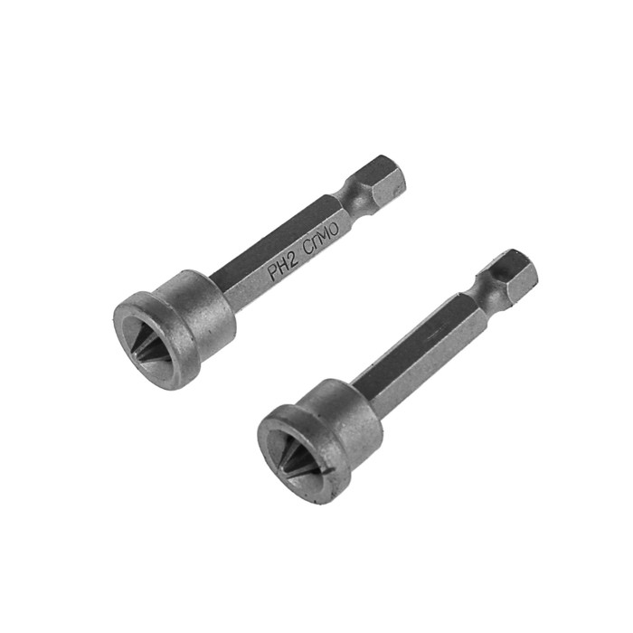 Бита "СИБРТЕХ", CrMo, PH 2 × 50 мм, с ограничителем, для гипсокартона