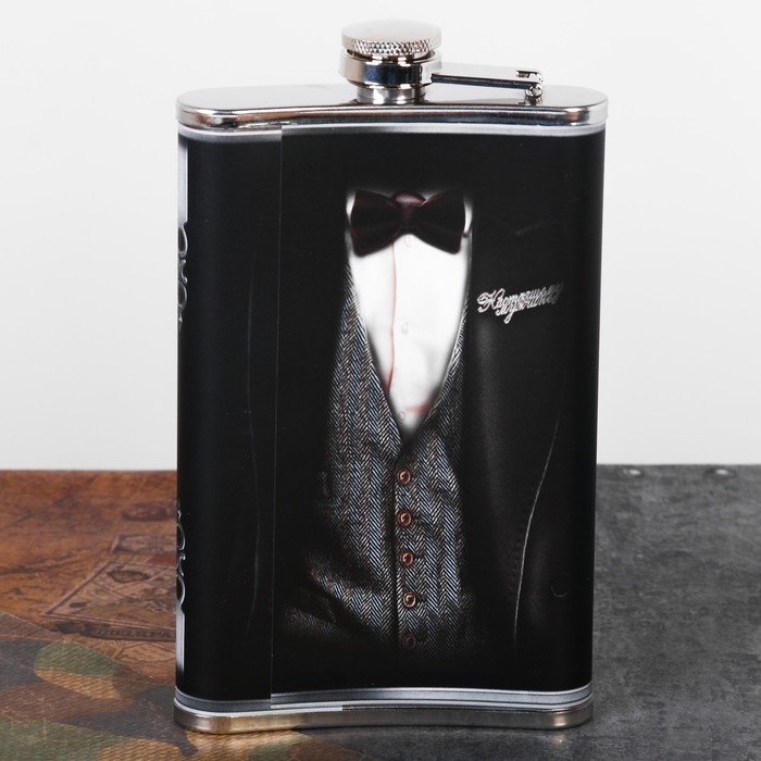 Фляжка "Настоящий джентльмен", 300 мл