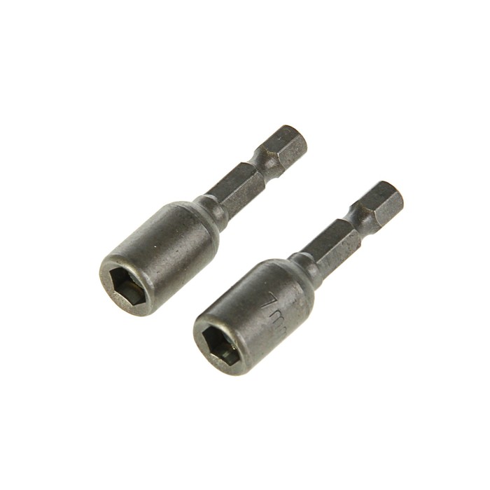 Биты с торцевыми головками MATRIX, СrV, 7 × 45 мм