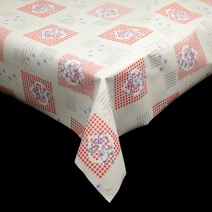 Клеенка EVA, ширина 137 см "Уют", рулон 20 м