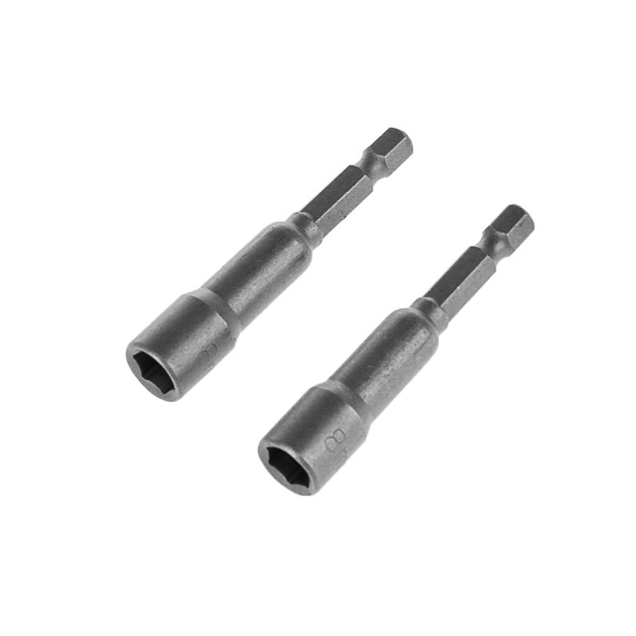 Биты с торцевыми головками MATRIX, СrV, 8 × 65 мм