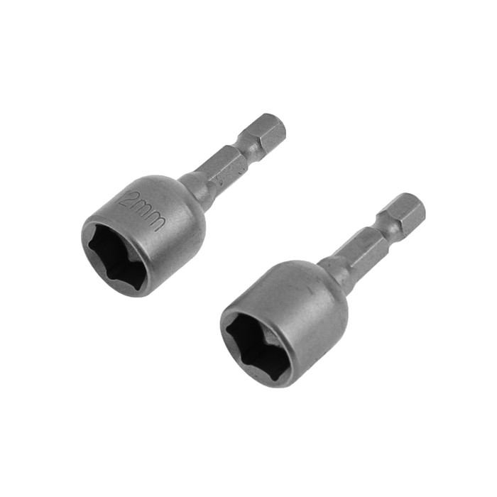 Биты с торцевыми головками MATRIX, СrV, 12 × 45 мм