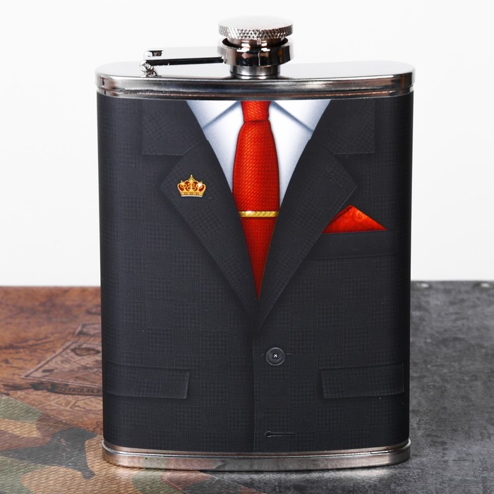 Фляжка "Настоящий джентльмен", 240 мл