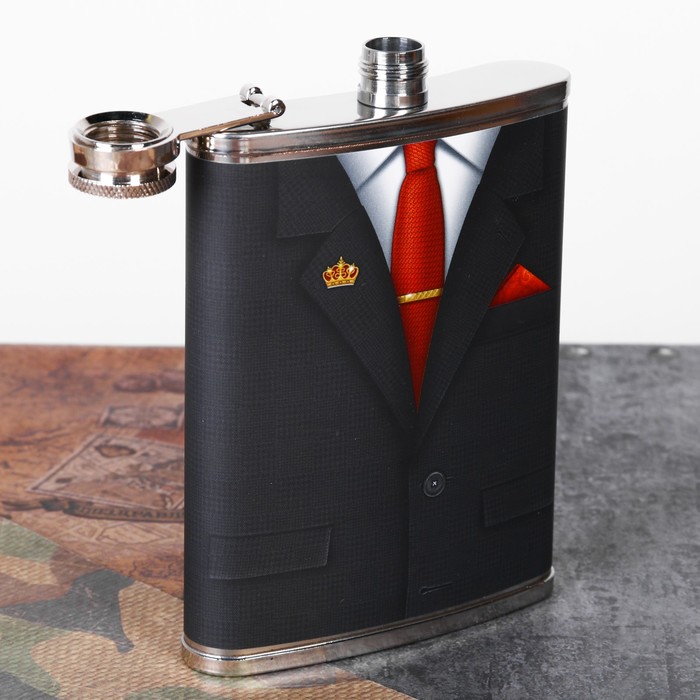 Фляжка "Настоящий джентльмен", 240 мл