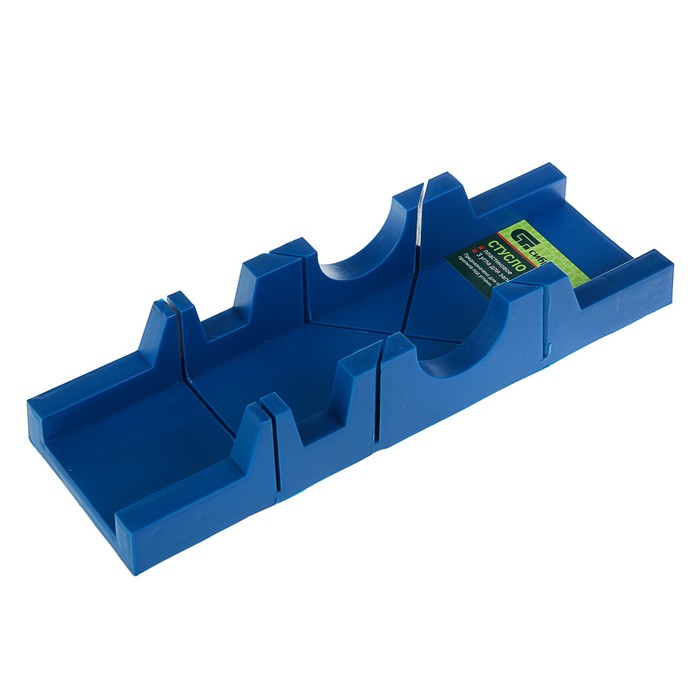 Стусло "СИБРТЕХ", 295 х6 5 мм, пластиковое, 3 угла для распила 45, 90 и 135°