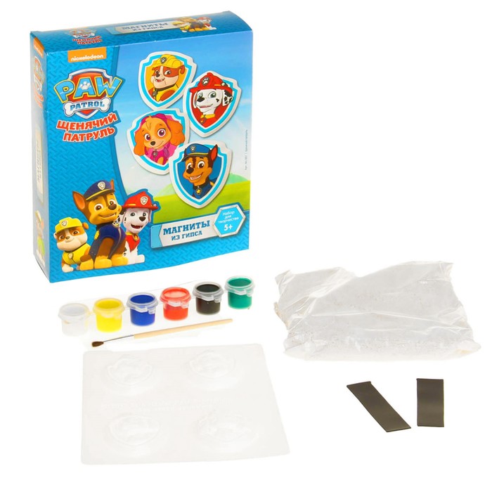 Магниты из гипса "Щенячий патруль"