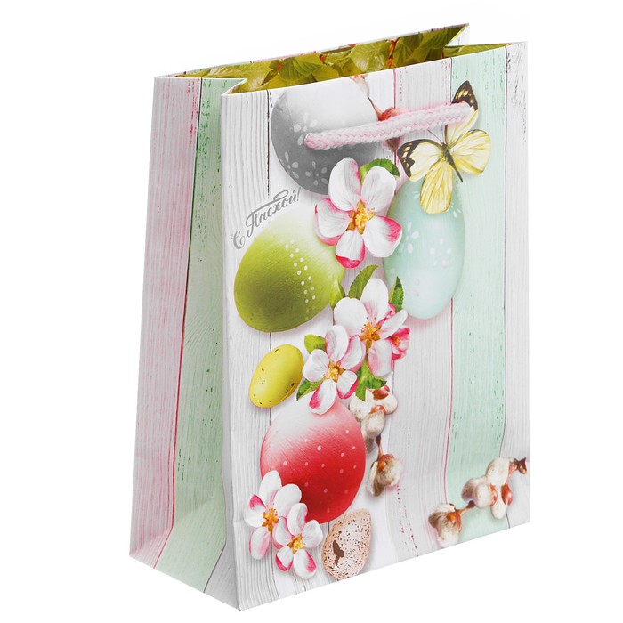 Пакет ламинированный вертикальный «С Пасхой!», S 11 × 14 × 5,5 см