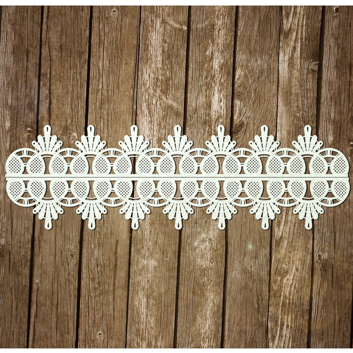 Чипборд картон "Бордюр" [18] толщ.0,9-1,15мм 18х3 см