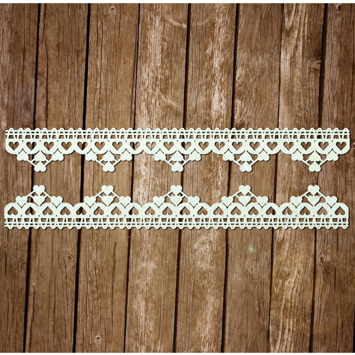 Чипборд картон "Бордюр" [21] толщ.0,9-1,15мм 20х2,5 см