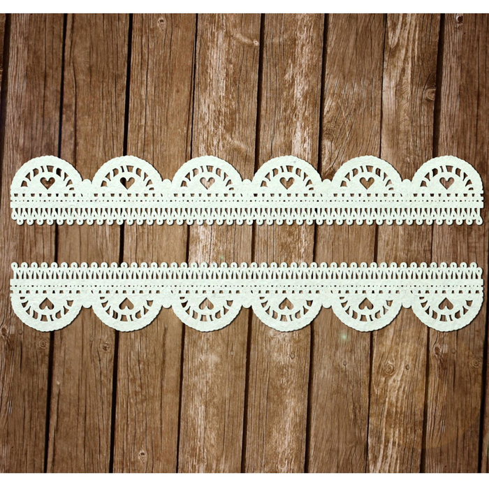 Чипборд картон "Бордюр" [24] толщ.0,9-1,15мм 19х2,7 см