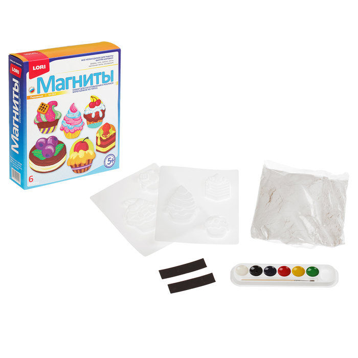 Фигурки на магнитах "Пирожные"