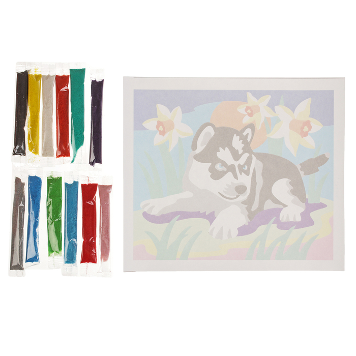 Фреска "Щенок Хаски"