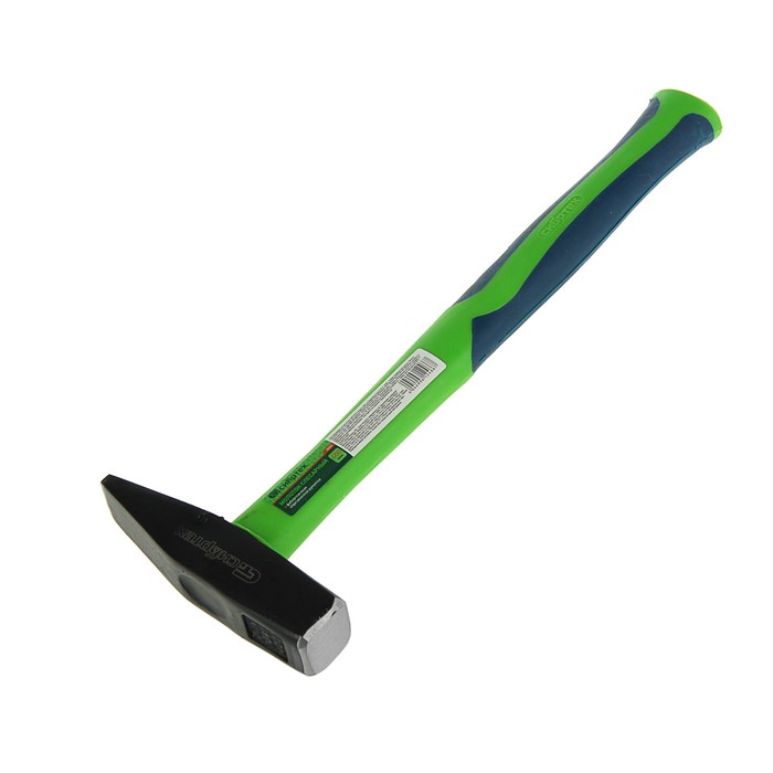 Молоток "СИБРТЕХ", 400 г, слесарный, фибергласовая обрезин. рукоятка