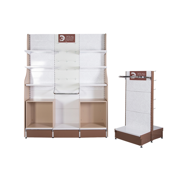 Стеллаж "Этель" островной для штор h = 1 450 × 600 × 800 мм