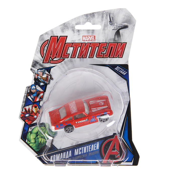 Машина металлическая AVENGERS, масштаб 1:60, МИКС