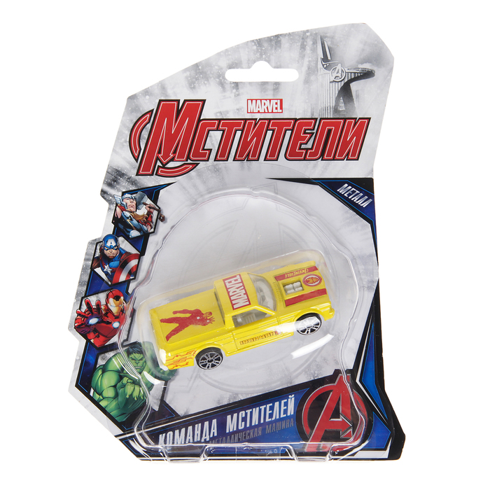 Машина металлическая AVENGERS, масштаб 1:60, МИКС