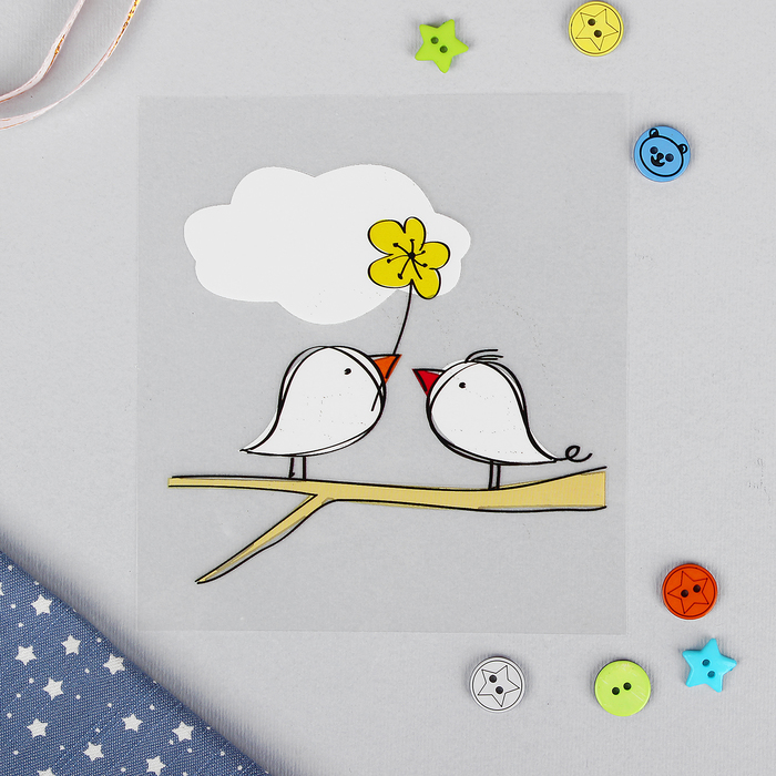 Термотрансфер "Птицы", 10*12см