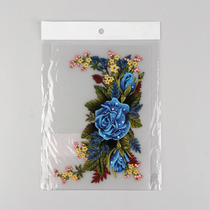 Термотрансфер «Цветы», 12 × 18 см