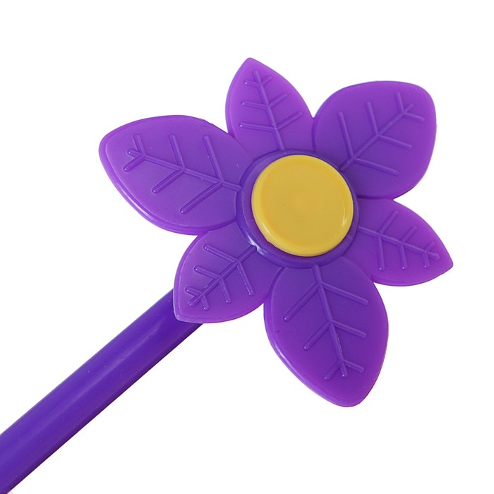 Ручка шариковая-прикол Цветок-спиннер МИКС
