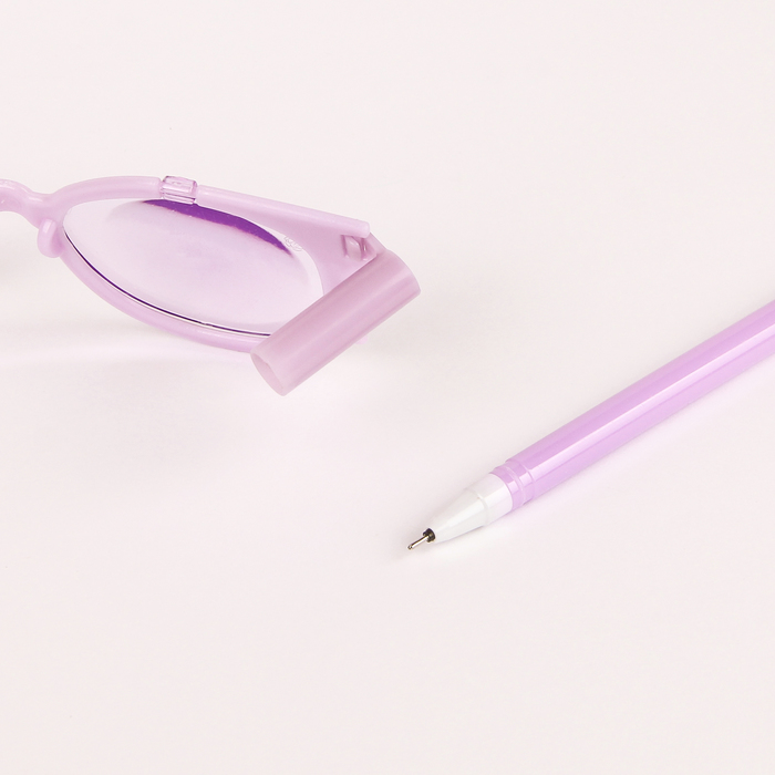 Ручка шариковая-прикол Очки МИКС