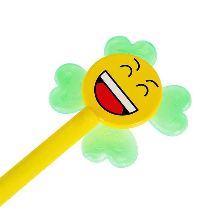 Ручка шариковая-прикол Спиннер-смайл МИКС