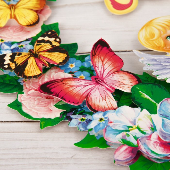 Венок для украшения «Ангелочки", 26 х 26,5 см