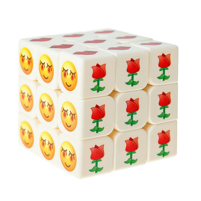 Игрушка механическая "Смайлики" 5,5*5,5 см