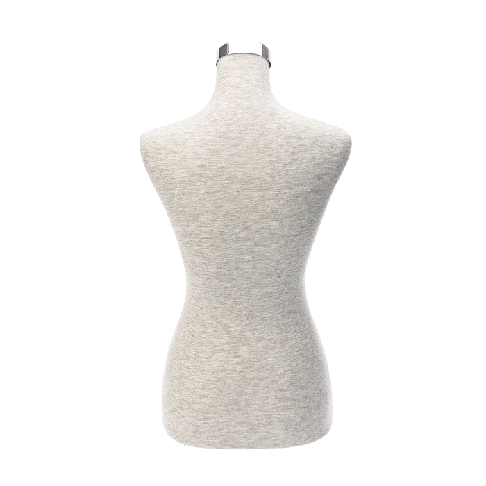 Манекен портновский, женский, 90*70*90, пенопласт H=70см, цвет серый