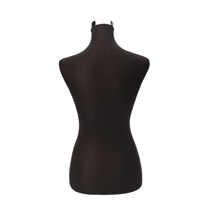 Манекен портновский, женский, 90*70*90, пенопласт H=70см, цвет чёрный