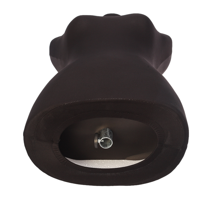 Манекен портновский, женский, 90*70*90, пенопласт H=70см, цвет чёрный