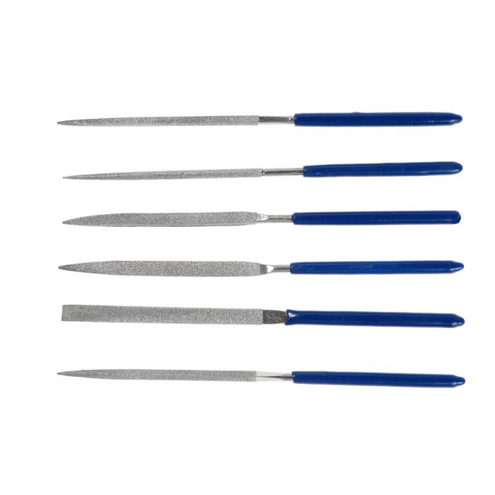 Набор надфилей алмазных TUNDRA basic 140 х 3 (70) мм, 6 шт.