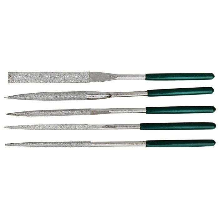 Набор надфилей алмазных TUNDRA basic 180 х 5 (70) мм, 5 шт.