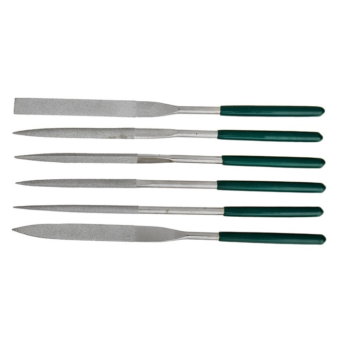 Набор надфилей алмазных TUNDRA basic 180 х 5 (70) мм, 6 шт.