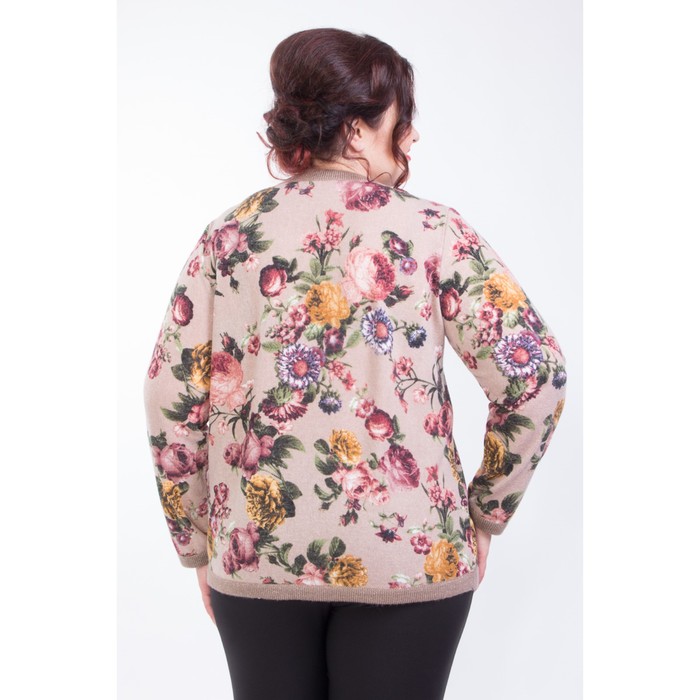 Кардиган женский, размер 52, цвет бежевый М5-3460/13