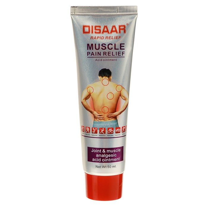 Крем для тела Disaar Muscle Pain Relief от боли в мышцах, 50 мл