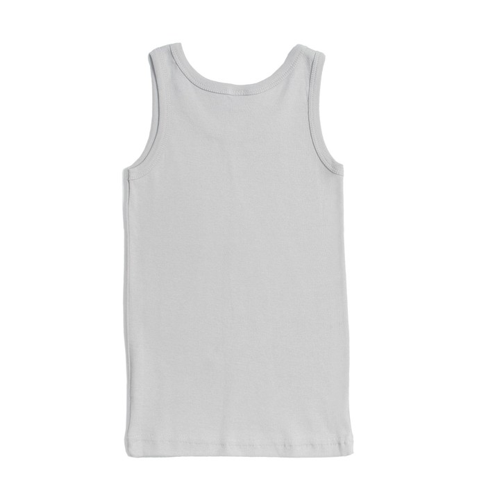 Майка для мальчика, рост 92 см, цвет серый