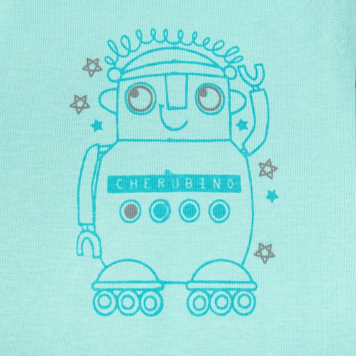 Майка для мальчика, рост 92 см, цвет бирюзовый