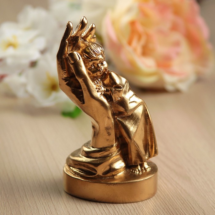 Статуэтка "Нежность" золото 11см