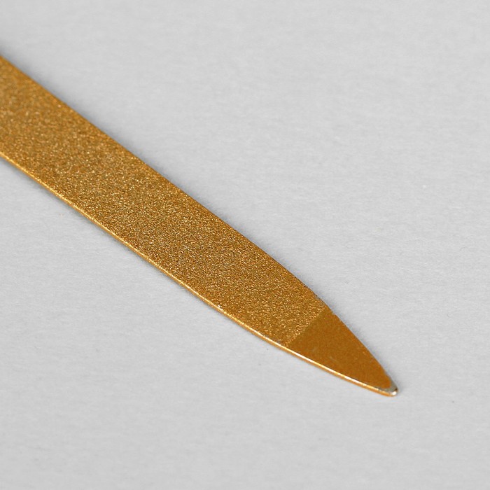Пилка металлическая, сапфировая, 17,8см, цвет золотой