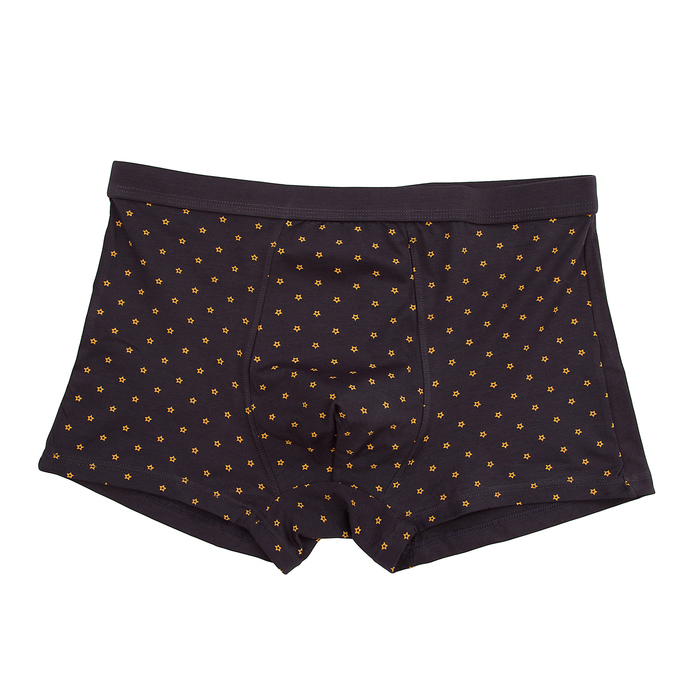 Трусы мужские боксеры B-03 цвет серый, р-р 48-50