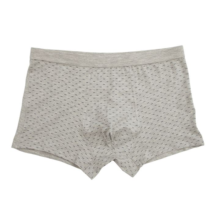 Трусы мужские боксеры B-09 цвет серый, р-р 44-46