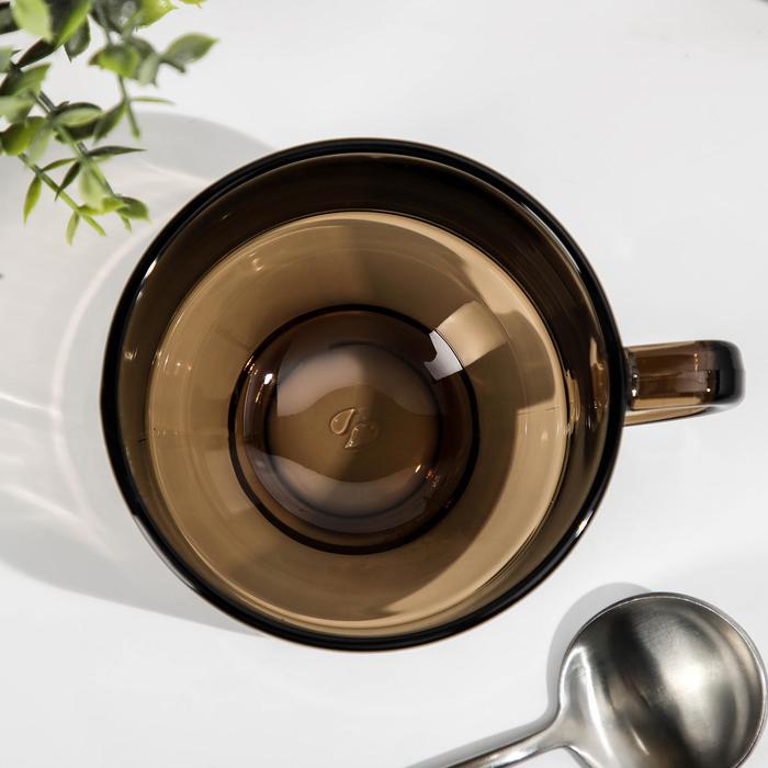 

Кружка стеклянная для супа стеклянная Bronze, 600 мл, d=12 см, цвет коричневый