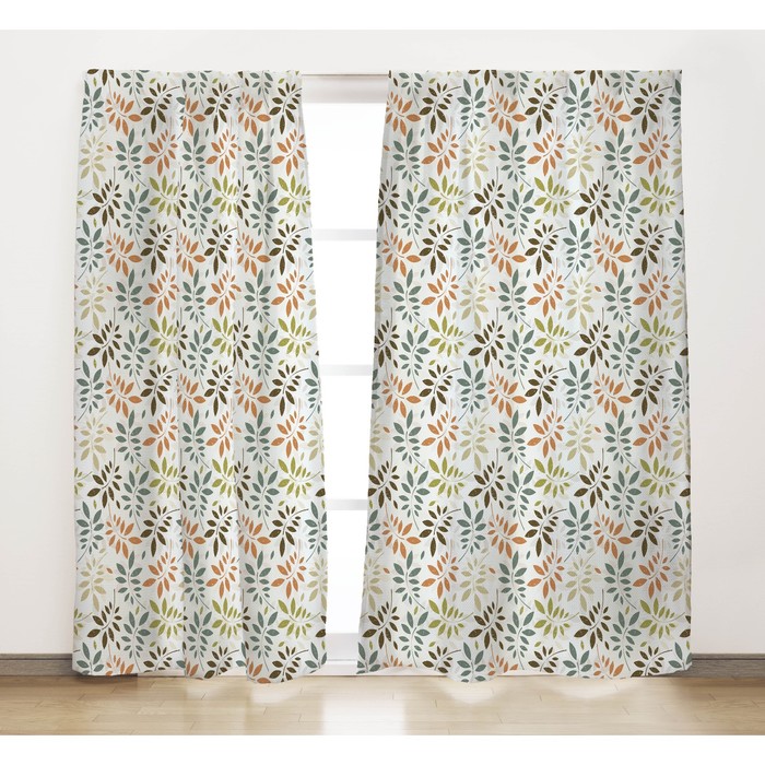 Комплект штор "Карелия", размер 165х270 см-2 шт., микрофибра