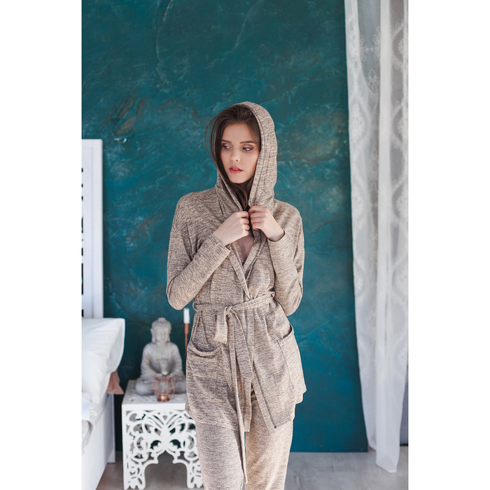 Кардиган женский ОХО-0164 цвет бежевый, размер 44-46(S)