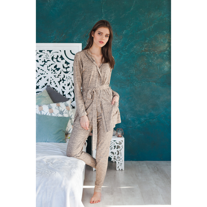 Кардиган женский ОХО-0164 цвет бежевый, размер 44-46(S)