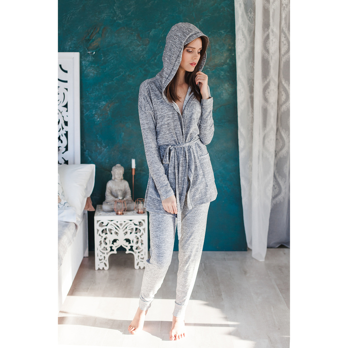 Кардиган женский ОХО-0165 цвет светло-серый, размер 48-50(L)