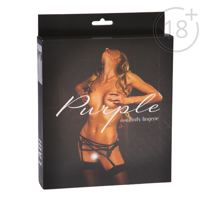 Пояс для чулок женский Ladi цвет чёрный, р-р 50 (XL)